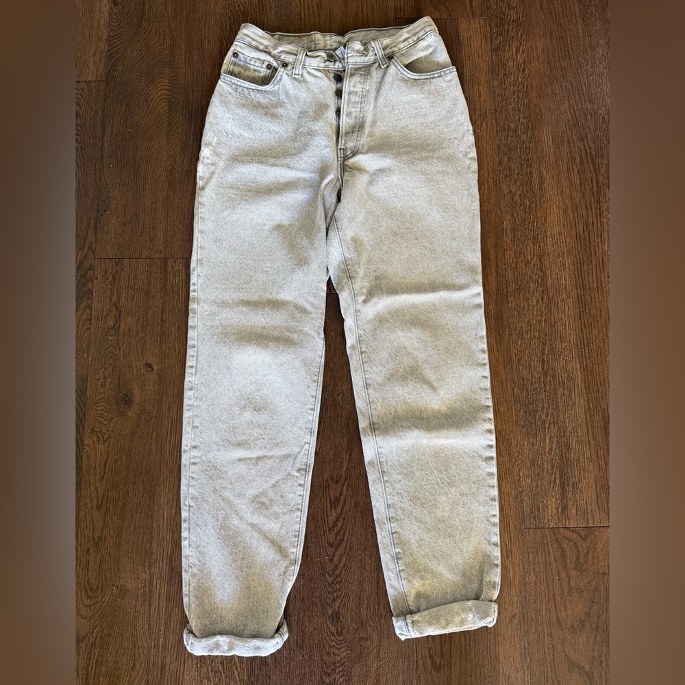 Levi's Women's Vintage Straight Leg Jeans - Light Gray